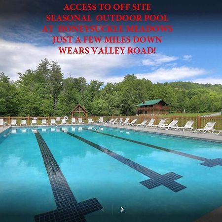 סביירוויל Over The Mountain - Smoky Mountain View Cabin מראה חיצוני תמונה