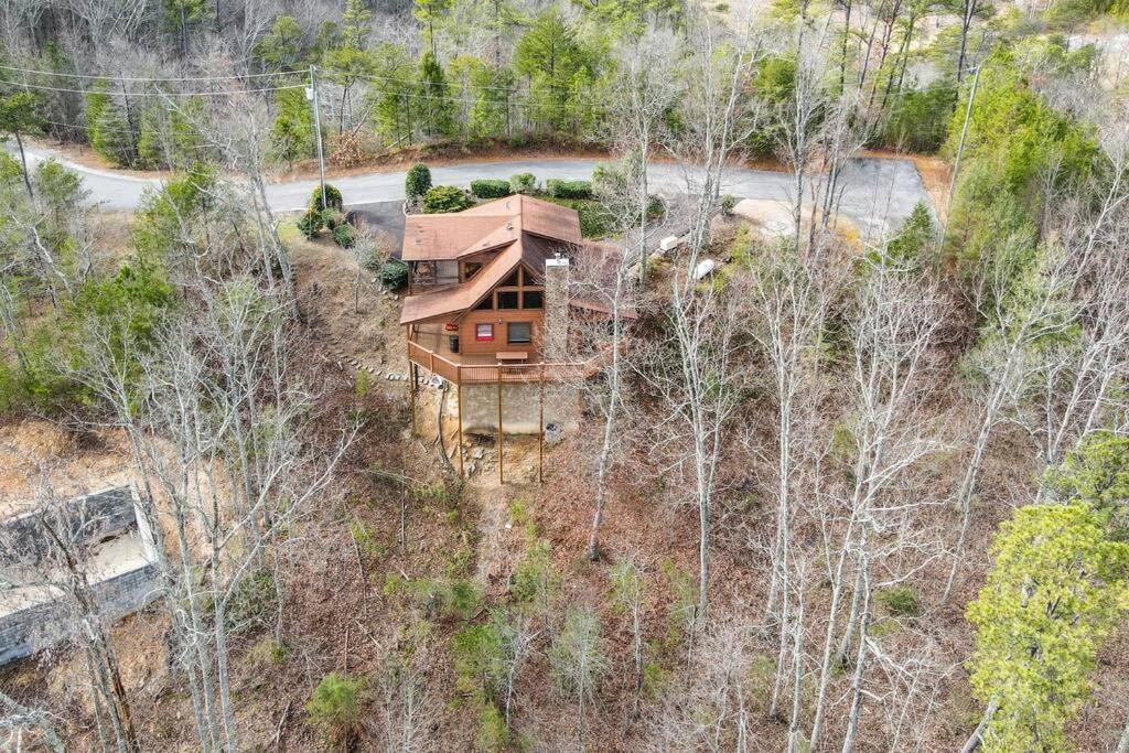 סביירוויל Over The Mountain - Smoky Mountain View Cabin מראה חיצוני תמונה